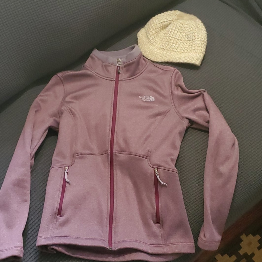 NORTH FACE ZIP UP JACKET